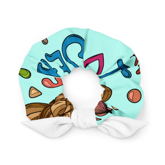 Eco-Chic Print Scrunchie