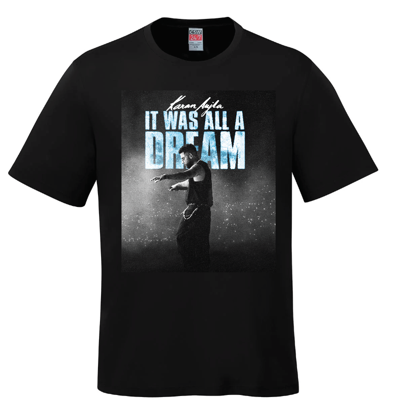 Karan Aujla "It Was All A Dream" World Tour T-Shirt – Limited Edition